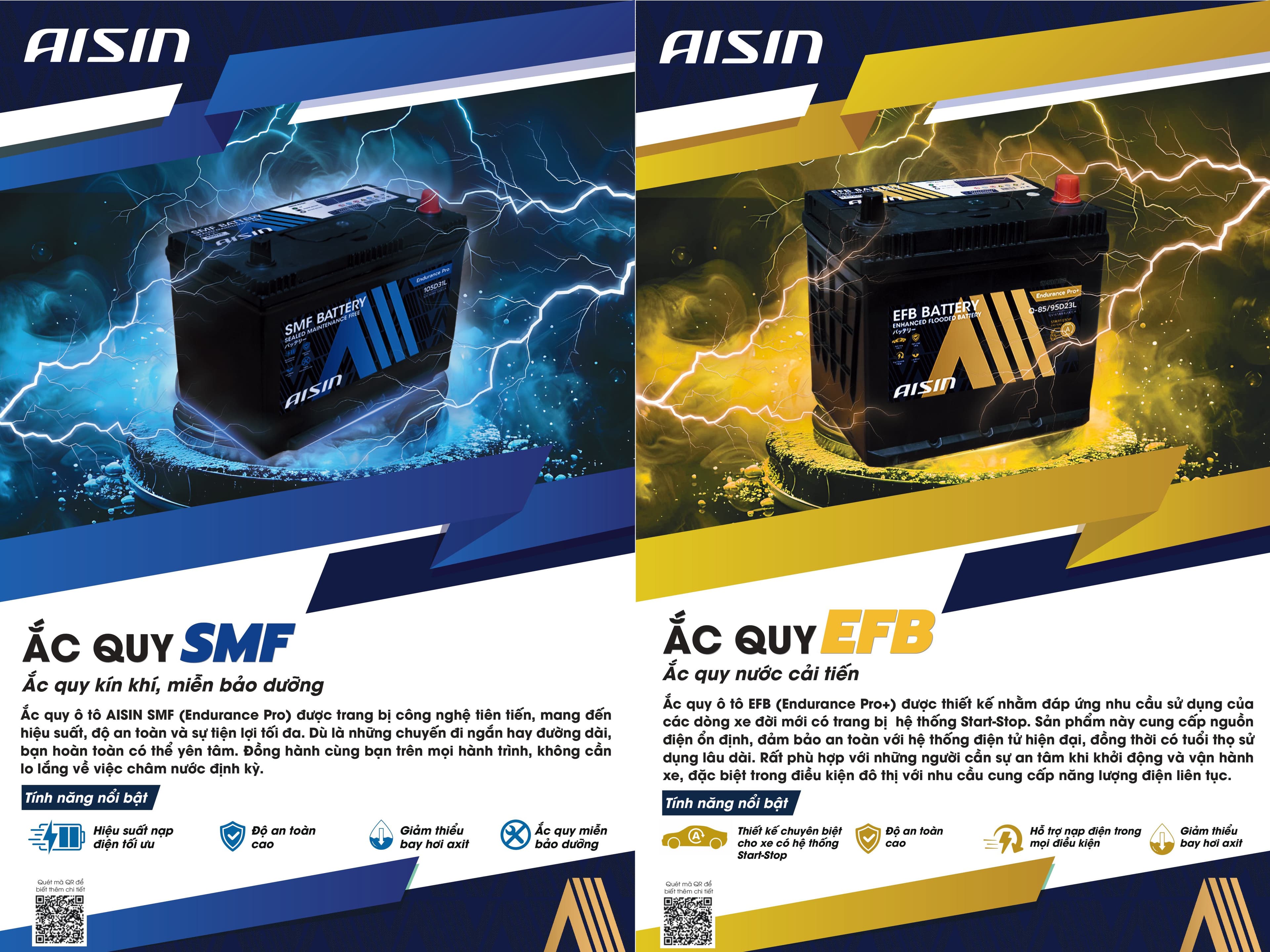 AISIN SMF/EFB Series
